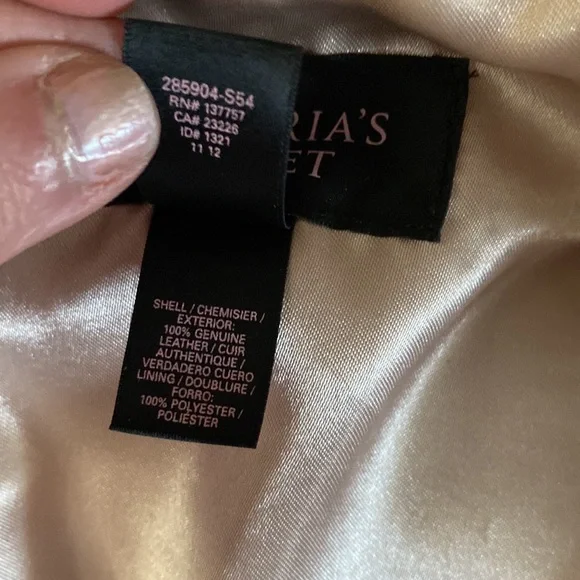 Victoria’s Secret Moto jacket blush m defective - Picture 4 of 9
